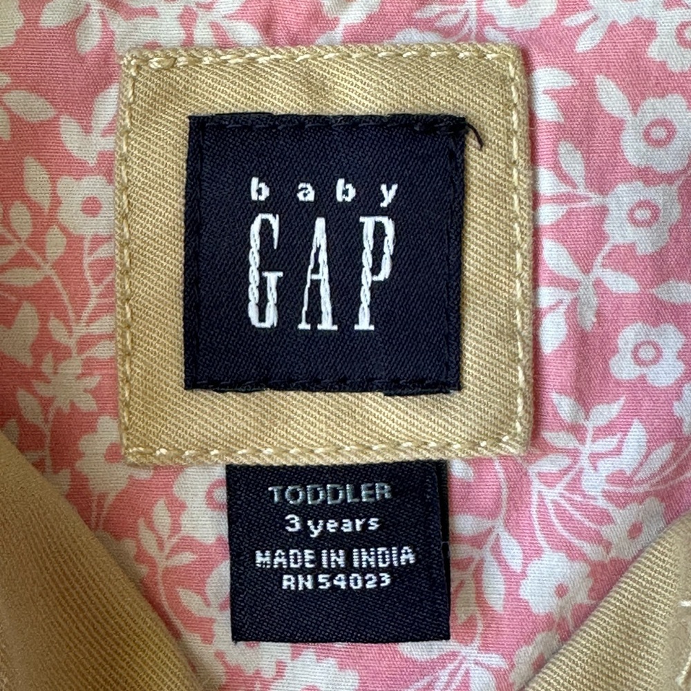 Baby Gap Khaki Trench Coat size 3T - Picture 2 of 8